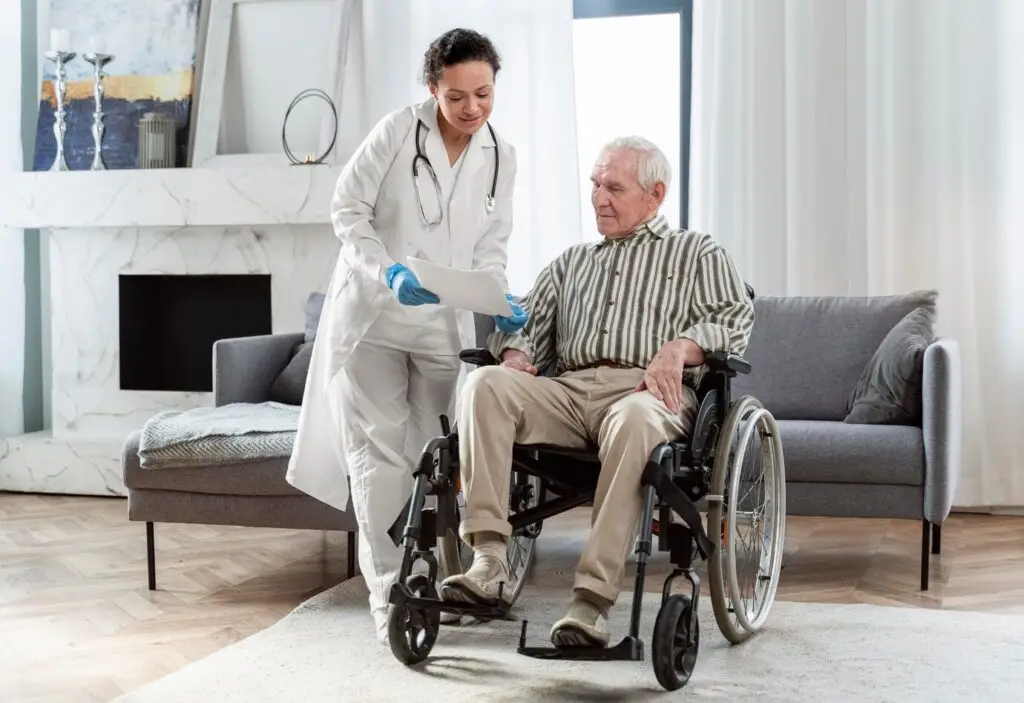 doctortalkingseniormanindoors232148962350 Premium Care Premium Care Senior in home care services for Riverside and San Bernardino County families
